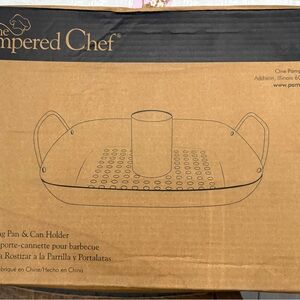 Pampered Chef Grill Pan with Can Holder